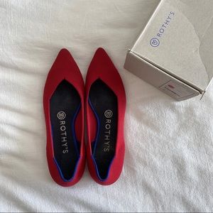 Rothy’s Point in Chili Red f